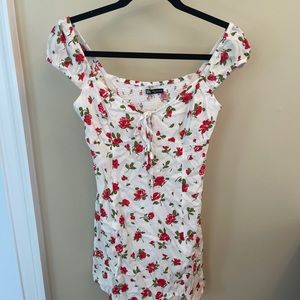 Zara Flower Mini Dress